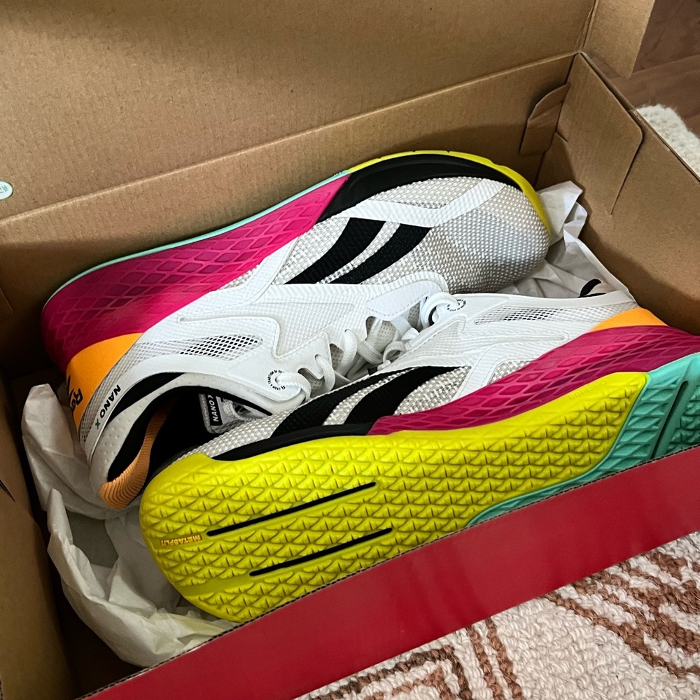 Reebok Womens Nano X Colorblock Training Shoes